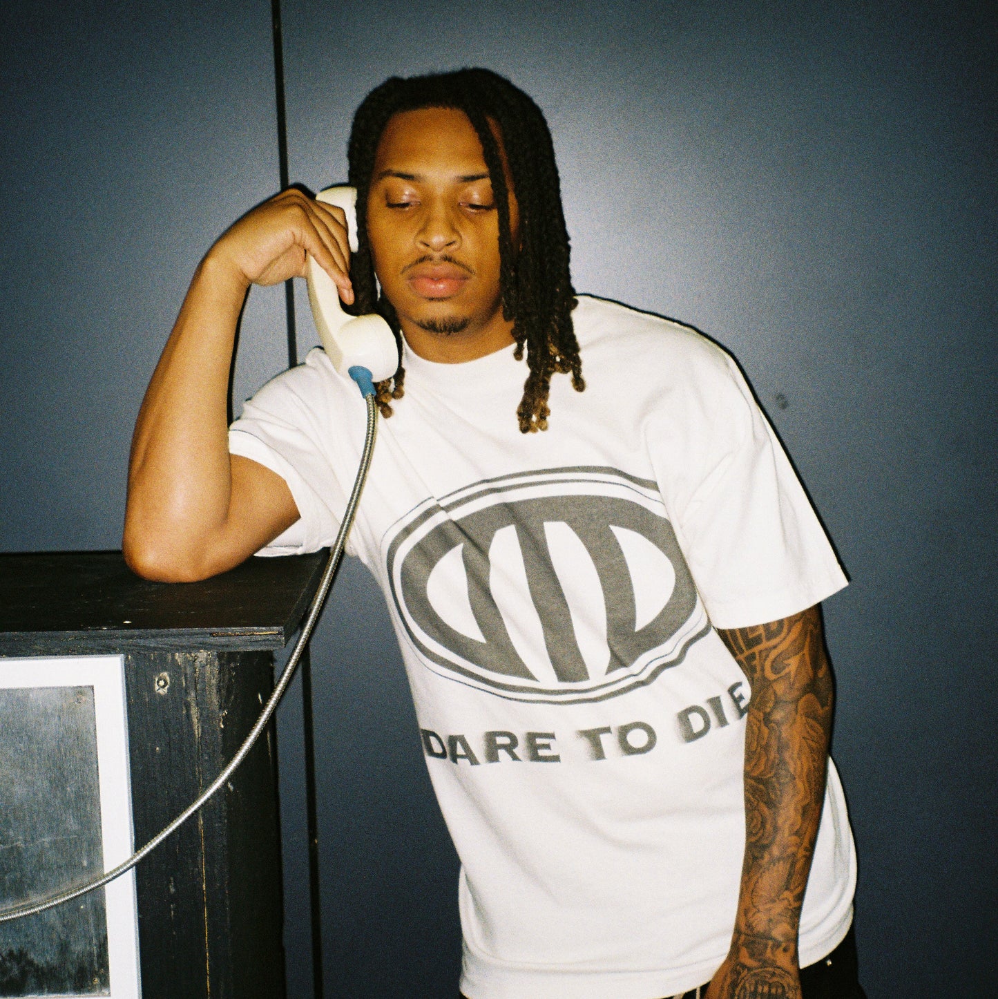 statement tee - white